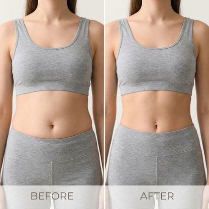 D-BLOAT before and after - reduced bloat